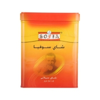 چای شکسته ساده سیلان قوطی چهارگوش سوفیا 450 گرم